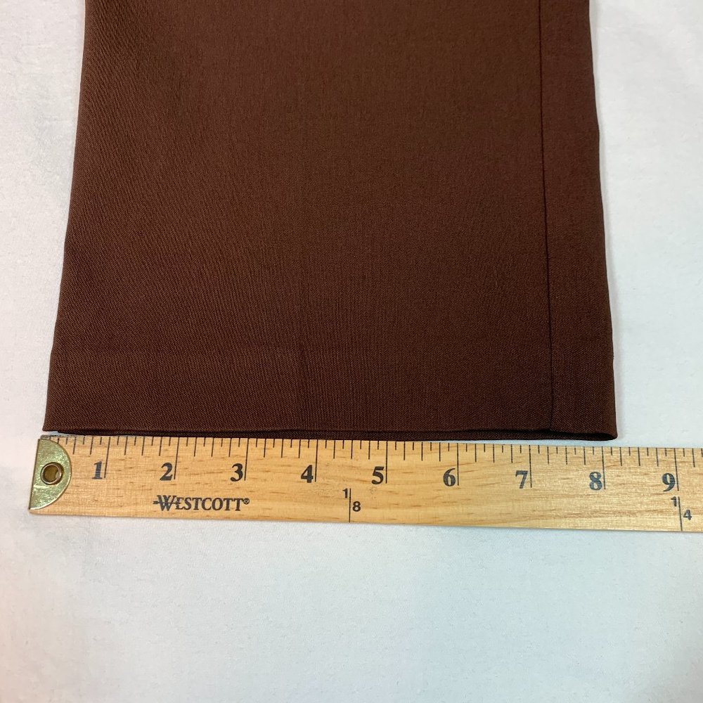 Alfred Dunner Women's Brown Classics Allure Pull On Slim Leg Pants Size 16 NWT - Picture 10 of 11